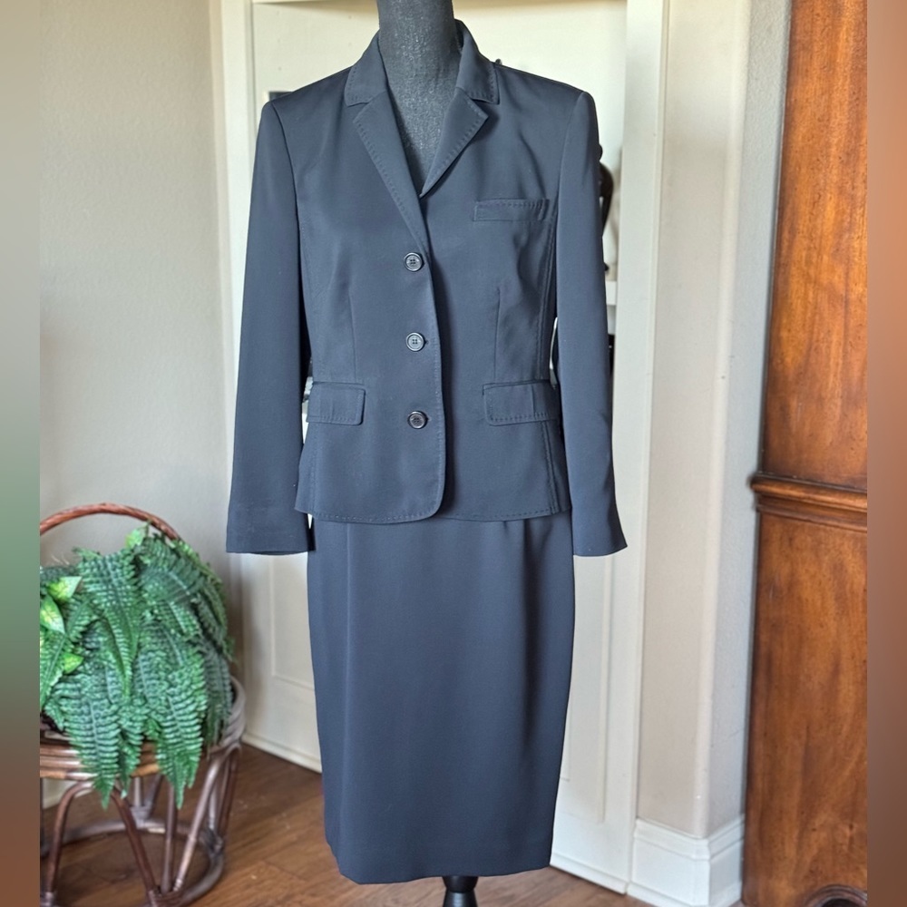 Votre Nom Collection Black Skirt Suit